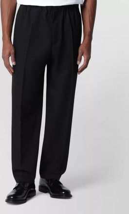 Jil Sander technical serge straight-leg trousers