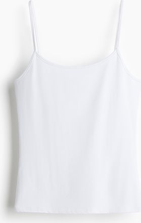 H&M Trägertop aus Microfaser - White