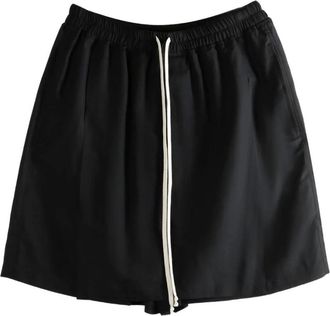 Rick Owens Hombre, Pantalones cortos, Negro, Talla: L