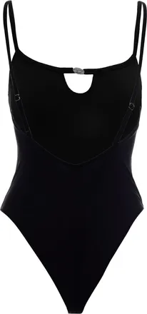 Diesel Womens Bodysuit Kiara Black Polyamide Tops Top