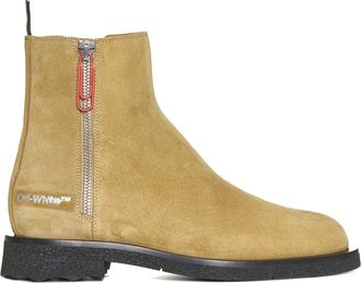 Off-white Off White Suede Ankle Boots