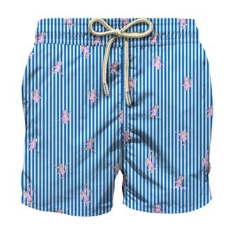 MC2 Saint Barth Beachwear, male, Multicolor, Size: XL Lighting Micro Swim Shorts