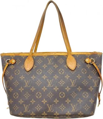 Louis Vuitton Brown Fuchsia Tote Bag (Pre-Owned)