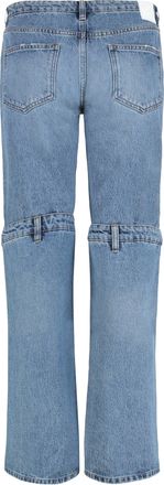 Coperni Womens Straight-Leg Denim Jeans Cotton