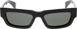 Gucci Stijlvolle zonnebril met uniek design - Dames - Zonnebrillen - Zwart - ONE Size - Accessoires