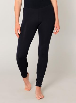Base Level Leggings BASE LEVEL Ybica, Damen, Gr. 36, N-Gr, blau (navy dunkelblau), Jersey, Obermaterial: 94% Viskose, 6% Elasthan, unifarben, Basic, figurbetont 