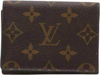Louis Vuitton Pre-owned Monogram Kaarthouder - Heren - Vintage Accessoires - Bruin - ONE Size - Vintage