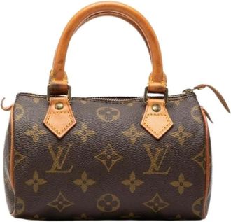 Louis Vuitton Pre-owned Mini Bags, female, Brown, Size: ONE SIZE Pre-owned Mini Speedy