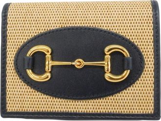 Gucci Navy Canvas Wallet (Bi-Fold) (Pre-Owned)