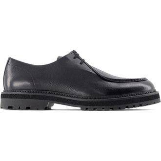 Anthony Veer Harlan Moc Derby in Black Leather at Nordstrom, Size 11.5