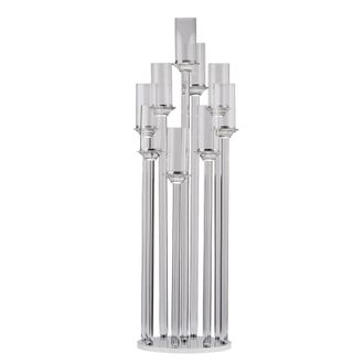 Schubiger M&ouml;bel Kerzenst&auml;nder Kristallglas 9armig B: 120 cm