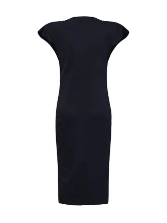 Isabel Marant Womens Midi Dress Nadeline Black Cotton