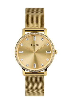 Timex Womens TW2W19300 Ladies Transcend Watch - Gold - One Size