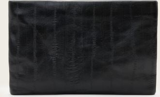 AllSaints Leather Bettina Leather Clutch Bag, Size: One Size