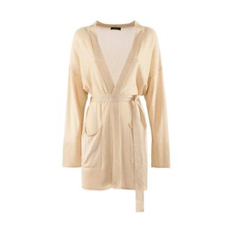 Nenette Cardigans, female, Beige, Size: S Ciliegia Cardigan