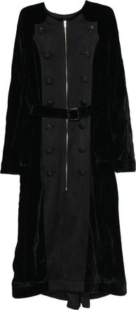 R13 Officer jas met knopen en ceintuur - Zwart