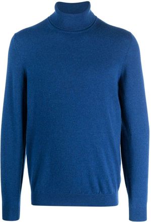 Fedeli roll-neck cashmere jumper - men - Cashmere - 46 - Blue