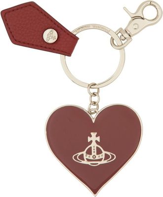 Vivienne Westwood mirror Heart Orb Keychain