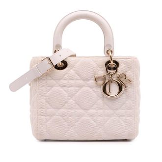 Dior Pre-owned Dior Medium Mesh Cannage Lady Dior 04-MA-1201