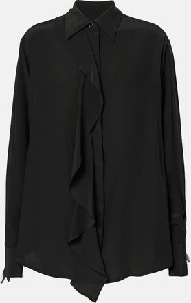 Victoria Beckham Ruffled silk blouse