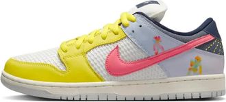 Nike Fitness, Heren, Veelkleurig, 42 1/2 EU, Leer, SB Dunk Low Pro Be True Xavier Schipani