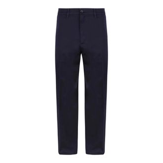 Prada Chinos, male, Blue, XL, Cotton Chino Trousers