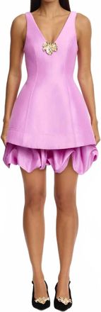 Acler Dorvan Mini Dress In Zinnia Pink