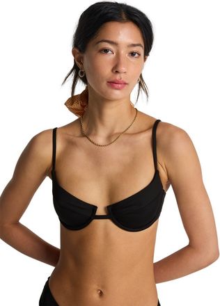 Billabong B&uuml;gel-Bikini-Top BILLABONG Sol Searcher Leah, Damen, Gr. XS, Cup B, schwarz, Obermaterial: 86% Recycled Polyamid, 14% Elasthan;, Bikini-Oberteile B&uuml;ge