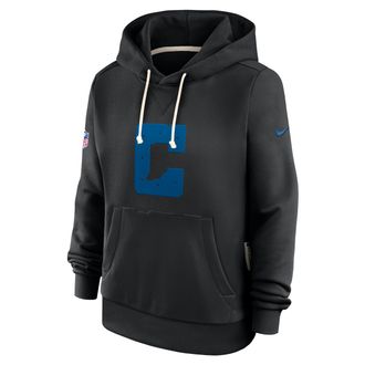 Nike Indianapolis Colts Alt 2 Pack Nike Womens Dri-FIT NFL Pullover Hoodie in Black | 03C300A98-A7L