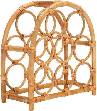 Safavieh Wilda Rattan Wine Rack