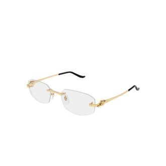 Cartier Panth&egrave;re Eyeglasses - female - Cartier - Glasses - Yellow - 55 MM - Accessories
