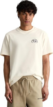 Marc O'Polo Denim T-Shirt MARC OPOLO DENIM, Herren, Gr. XXL, wei&szlig; blush, Jersey, Obermaterial: 100% Baumwolle, relaxed fit normal, Rundhals, Shirts T-Shirt, relaxed fit