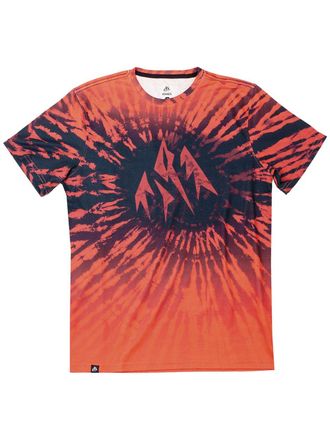 Jones Snowboards Mountain Surf Camiseta rojo