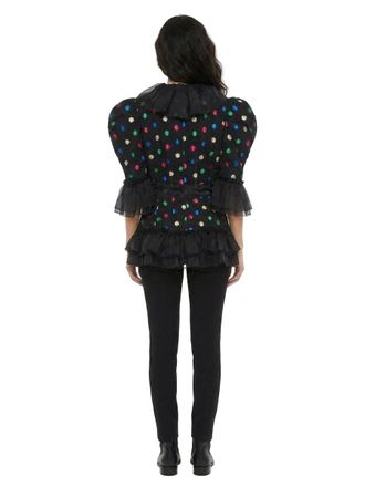Dolce & Gabbana Multicolor Embellished Acetate Blend Jacket - Black