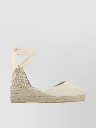 Castaner organic cotton wedge espadrilles
