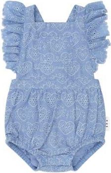 Huxbaby Broderie Playsuit in Bijou Blue at Nordstrom, Size 12-18M Au