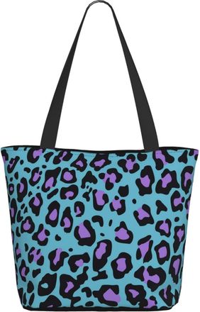 AOOEDM Leopard Print Pattern Ladies Shopping Bag 13x11x7in.The Perfect ValentineS Day Gift.It Is The Best ValentineS Day Gift For Mom, Daughter, Wife,Etc