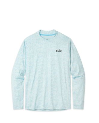 Stio | Mens Hylas Crew Long Sleeve Top, Size Medium in Windchill Clouds