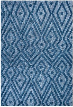 Jonathan Y Designs Balansat Moroccan Diamond Indoor/Outdoor Area Rug in Navy at Nordstrom, Size 5Ft 0In X 8Ft 0In