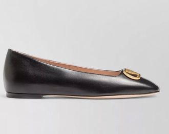 Valentino leather ballerina shoes