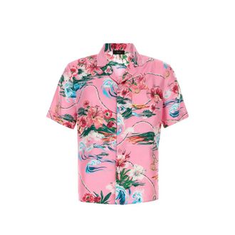 Gucci Printed Twill Bowling Shirt