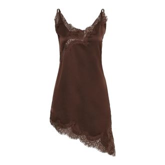 MY ESSENTIAL WARDROBE Jurken - Dames - Korte kleedjes - Bruin - S - Kleedjes