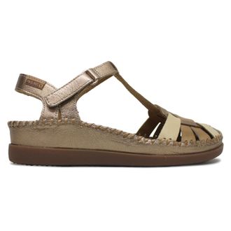 Pikolinos Cadaques W8K-0965 Leather Womens Comfort Sandals - Champagne - Size:UK 4-4.5