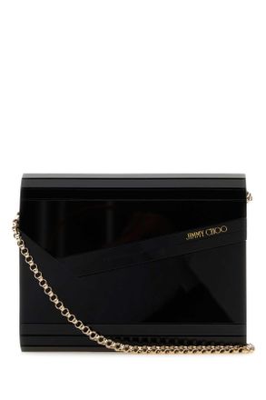 Jimmy Choo London Black Acrylic Candy Clutch