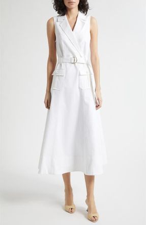 Cinq &agrave; Sept Lenessa White Denim Dress at Nordstrom, Size 12