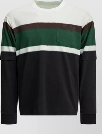 sacai cotton crew-neck t-shirt