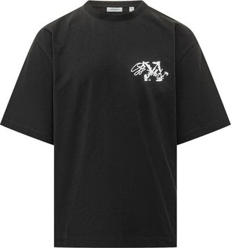 Off-white Black Crew Neck T-Shirt
