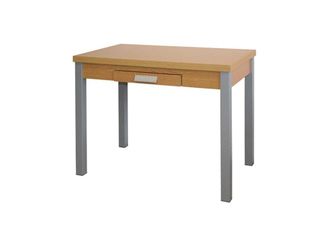 Pondecor Interiorismo Mesa de cocina extensible color roble.100/160&times;60&times;76 cm