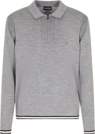 Emporio Armani Truien & Vesten, Heren, Blauw, 2Xl, Rondgebreide trui