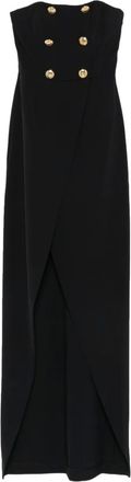 Elisabetta Franchi Abito con bottoni - Nero